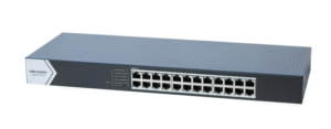 Switch Gigabit 24 Puertos RJ45 Plug & Play Metálico | HikVision
