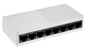 Switch Gigabit 8 Puertos RJ45 | Plug & Play, Compacto | HikVision