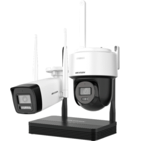 Kit de cámaras IP 2MP con NVS y gestión remota total Hikvision NKS422W03H