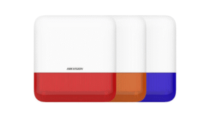 Sirena Inalámbrica externa 433MHz 110dB con Alarma Inteligente Hikvision DS-PS1-E-WB