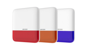 Sirena Inalámbrica externa 433MHz 110dB con Alarma Inteligente Hikvision DS-PS1-E-WB