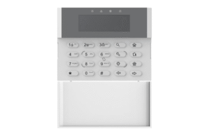 Teclado para panel de alarma con armado rápido HIKVISION DS-PK1-LRT-HWB