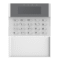 Teclado para panel de alarma con armado rápido HIKVISION DS-PK1-LRT-HWB