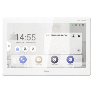 Monitor Touch IP 10.1" Android con PoE y WiFi Hikvision DS-KH9510-WTE1