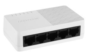 Switch de Red Fast Ethernet 5 Puertos Plug and Play Hikvision DS-3E0105D-O