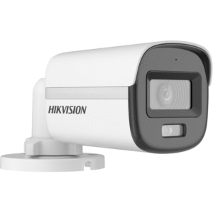 Cámara Mini Bala 3K ColorVu con Luz Híbrida y Audio HD Hikvision DS-2CE10KF0T-LFS