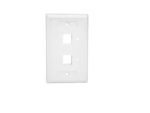 Faceplate de 2 Puertos para Pared Teclam TE-FP22