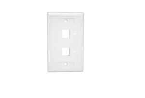 Faceplate de 2 Puertos para Pared Teclam TE-FP22