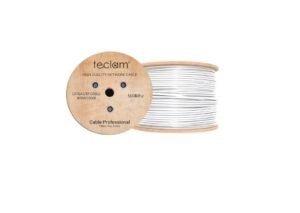 Cable UTP CAT6A Interior 100% Cobre Blanco 305m Teclam TEC-UTP6A-I
