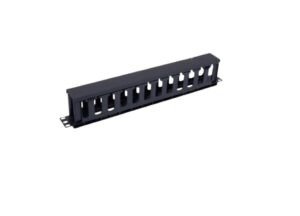 Organizador de cables 1U para rack IP64 PVC Teclam TE-CM-09