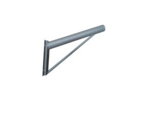 Soporte de pared para luminaria color grey Teclam ARMS-GREY
