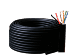 2025/11/1002061248.png Cable UTP Cat 5e 100% Cobre Negro 100m + Par Gemelo Teclam TEC-UTP-CAT5EAUX-100