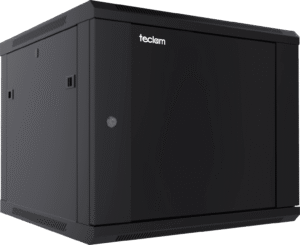 Gabinete Metálico de Pared 9U con Ventilador IP64 Negro Teclam TE-007-6409