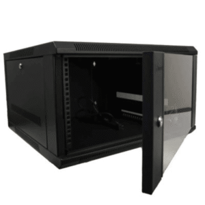 2025/11/1002061271.png Gabinete de Pared 6U TECLAM IP64 con Llave y Ventilador TECLAM TE-007-6406