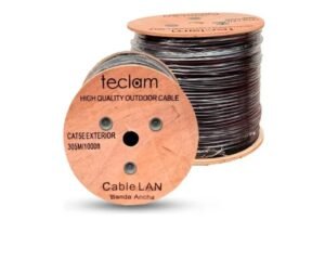 Cable UTP Categoría 6 Exterior CCA 305 m Teclam TEC-UTPCAT6-E-CCA