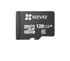 Tarjeta MicroSD 128GB Clase 10 para Cámaras de Seguridad Ezviz CS-CMT-CARDT128G-D