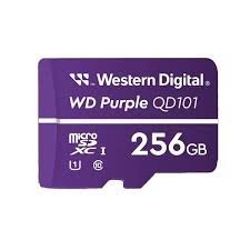 Tarjeta microSD 256GB Vigilancia 24/7 Western Digital MEMWDIWDD256G
